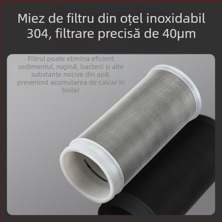 Pre-filtru de apă pentru uz casnic W10, material PP, 0,5 L, 0–55°C, pentru purificare la punctul de utilizare
