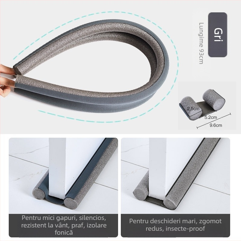 Bandă etanșare pentru marginea inferioară a ușii – Yueduo, tip etanșare la îmbinări, pentru uși, rezistență înaltă la temperaturi, uzură, îmbătrânire și coroziune