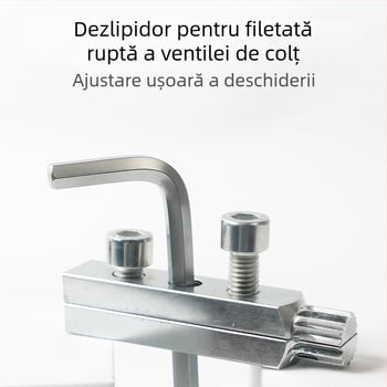 Dr. Giant Oțel din aliaj – extractor pentru îndepărtarea șuruburilor rupte din robinetul unghiular și conducte