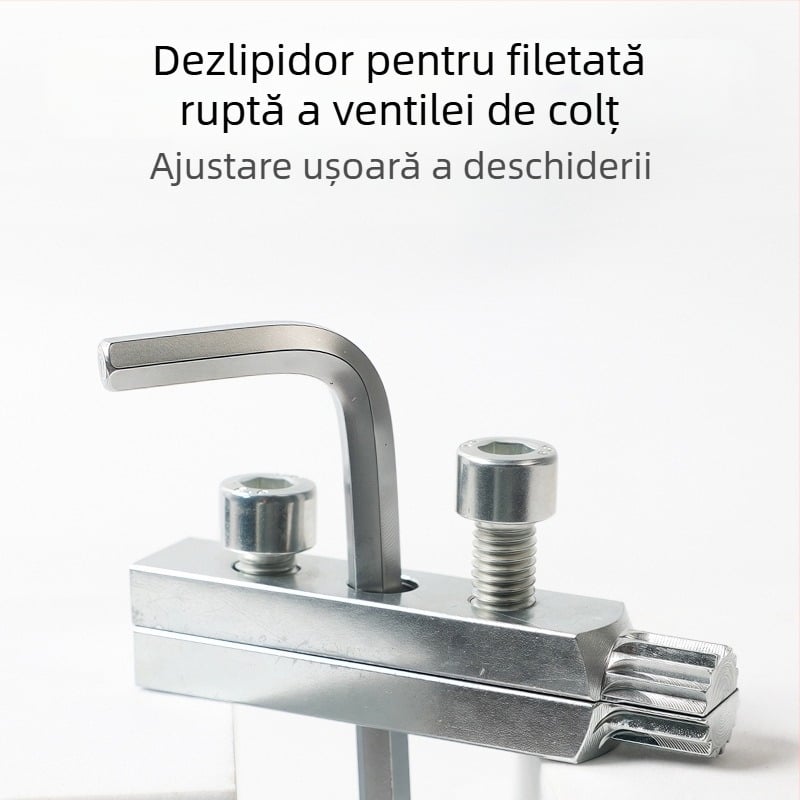 Dr. Giant Oțel din aliaj – extractor pentru îndepărtarea șuruburilor rupte din robinetul unghiular și conducte