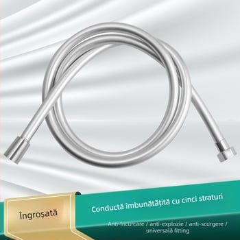 Furtun de duș PVC anti-explozie, îngroșat, model JM-PVcrg1, marcă YJM, temperatură de lucru 0–90°C, instalare simplă