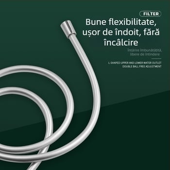 Furtun de duș PVC anti-explozie, îngroșat, model JM-PVcrg1, marcă YJM, temperatură de lucru 0–90°C, instalare simplă
