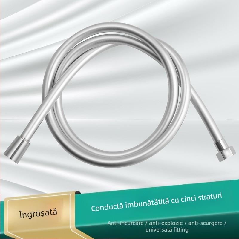 Furtun de duș PVC anti-explozie, îngroșat, model JM-PVcrg1, marcă YJM, temperatură de lucru 0–90°C, instalare simplă