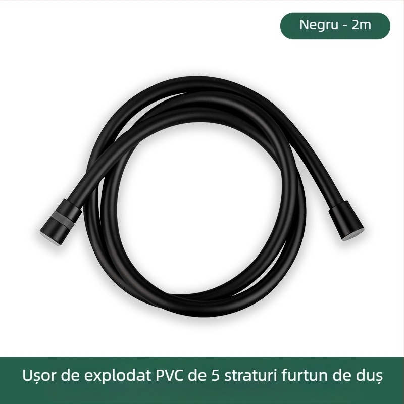 Furtun de duș PVC anti-explozie, îngroșat, model JM-PVcrg1, marcă YJM, temperatură de lucru 0–90°C, instalare simplă