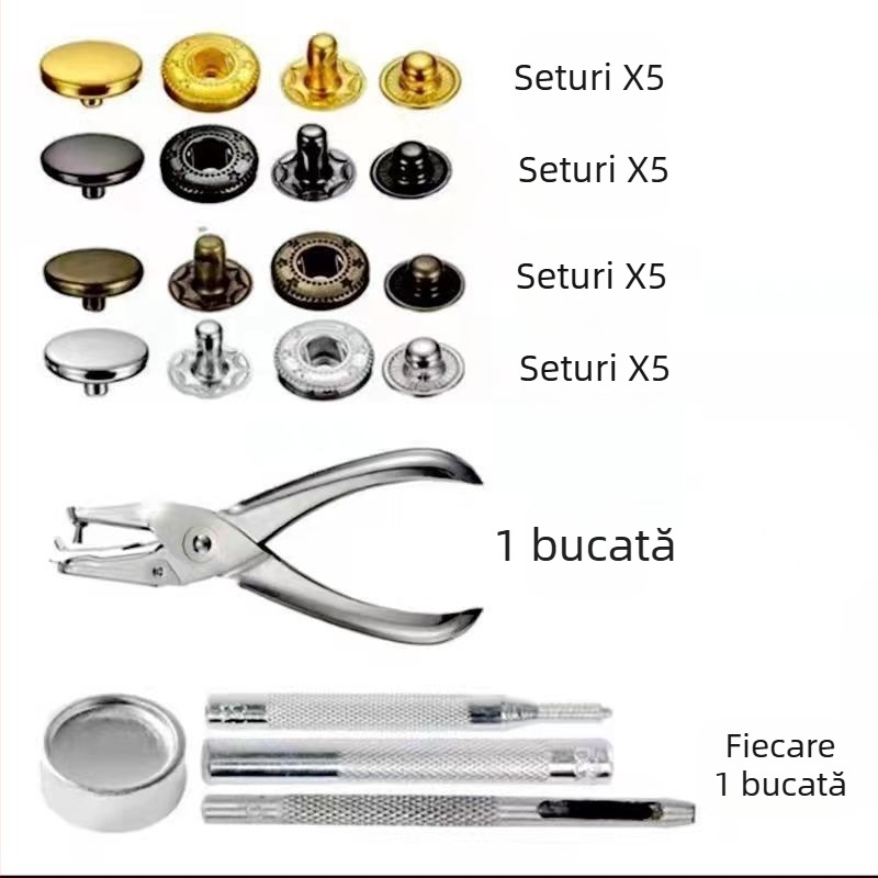 Phia Set nasturi din cupru cu închidere în patru părți, pentru paltoane, jeans, hanorace (Material: Cupru; Structură: Închidere în patru părți; Brand: Phia; Domeniu: Paltoane, Blugi, Hanorace)