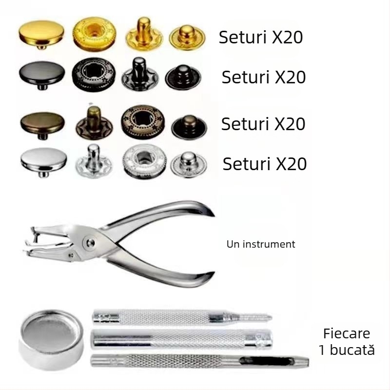 Phia Set nasturi din cupru cu închidere în patru părți, pentru paltoane, jeans, hanorace (Material: Cupru; Structură: Închidere în patru părți; Brand: Phia; Domeniu: Paltoane, Blugi, Hanorace)