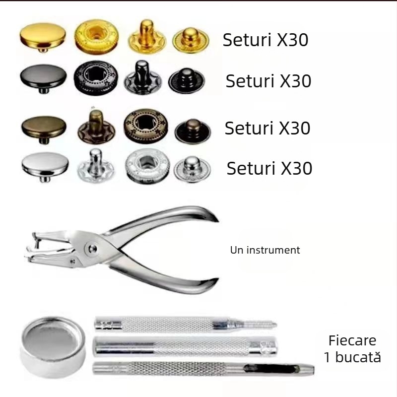 Phia Set nasturi din cupru cu închidere în patru părți, pentru paltoane, jeans, hanorace (Material: Cupru; Structură: Închidere în patru părți; Brand: Phia; Domeniu: Paltoane, Blugi, Hanorace)