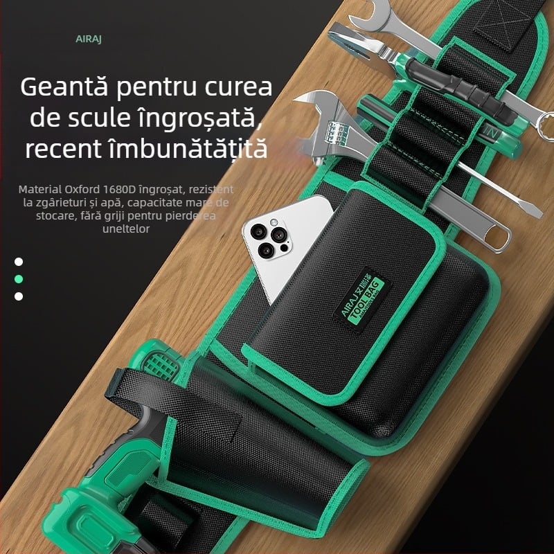 Arrizo curea pentru unelte – Geantă de talie multifuncțională pentru electricieni