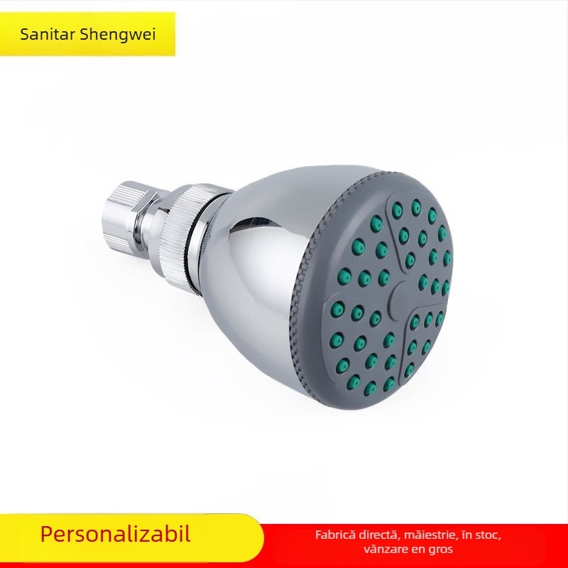 Cap de duș cu economisire a apei, ABS, rotund, SW-3037, cromat