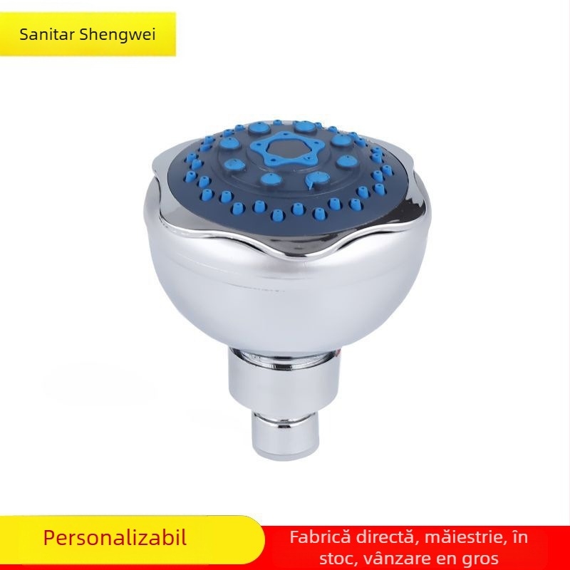 Cap de duș cu economisire a apei, ABS, rotund, SW-3037, cromat