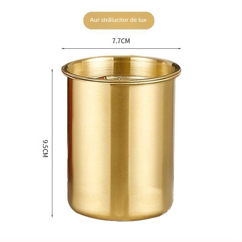 Scrumieră din oțel inoxidabil, formă de pâlnie, cu capac – pentru casă și birou, prevenire vărsare cenușii