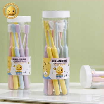 GOGOMGL Set de periuțe pentru adulți – Perii moi, 10 buc., Periuță manuală