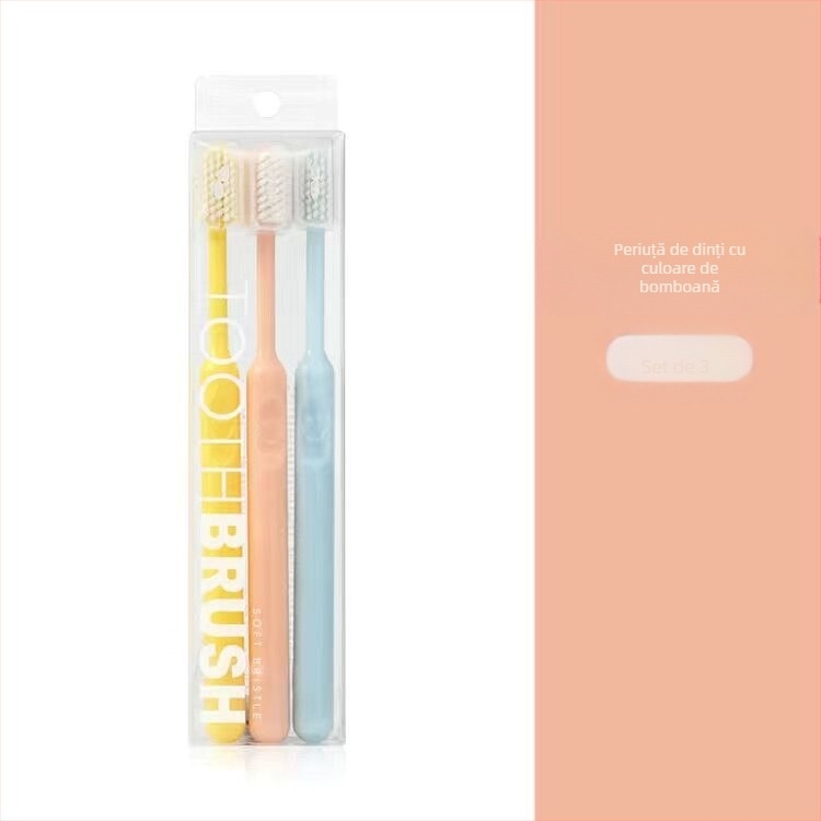 GOGOMGL Set de periuțe pentru adulți – Perii moi, 10 buc., Periuță manuală