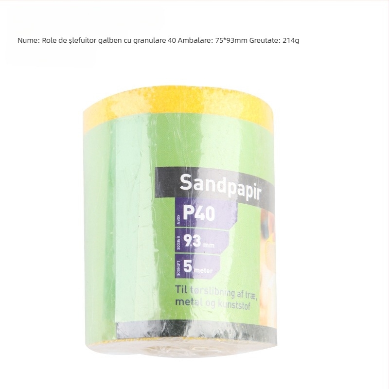 Pingrong rolă de șmirghel cu bază catifelată – pentru lemn, plastic, electronice, hardware, oțel inoxidabil și metale speciale; fără personalizare