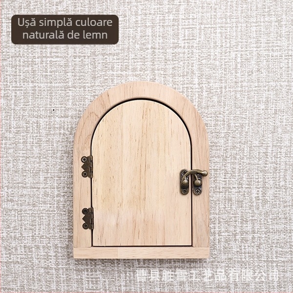 Capac din lemn pentru întrerupător – decor mural în stil autocolant, personalizabil, textură uniformă, stil modern minimalist