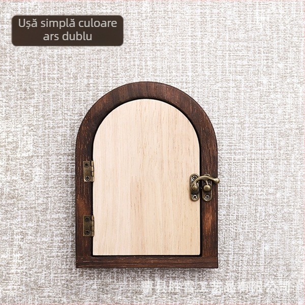 Capac din lemn pentru întrerupător – decor mural în stil autocolant, personalizabil, textură uniformă, stil modern minimalist