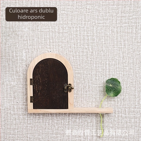 Capac din lemn pentru întrerupător – decor mural în stil autocolant, personalizabil, textură uniformă, stil modern minimalist