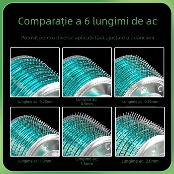 Emmawife Rola cu microace pentru față – dispozitiv ne-steril pentru rejuvenare facială și creșterea părului, material actualizat tip low-pass, duritate medie-tare, aprobare Susu equipment nr. 20200094.