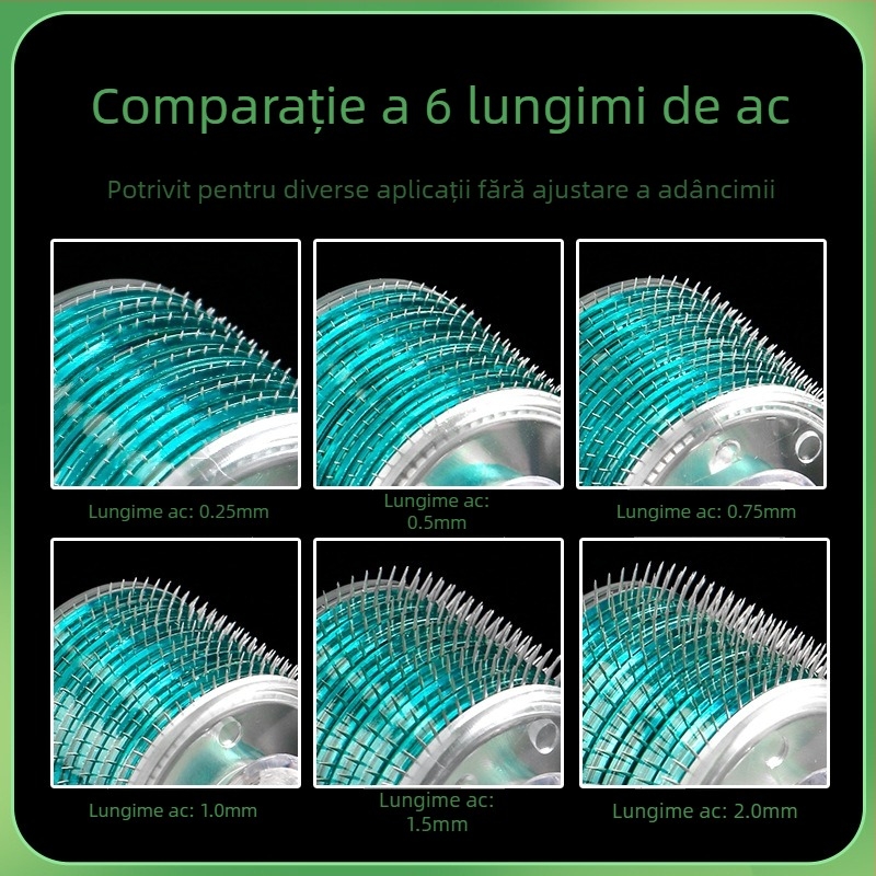 Emmawife Rola cu microace pentru față – dispozitiv ne-steril pentru rejuvenare facială și creșterea părului, material actualizat tip low-pass, duritate medie-tare, aprobare Susu equipment nr. 20200094.