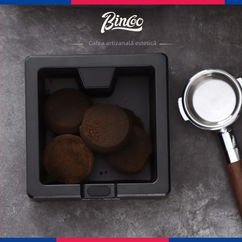 Bincoo Tamper pentru cafea cu pad de presare din silicon, mâner ABS, stil modern simplu