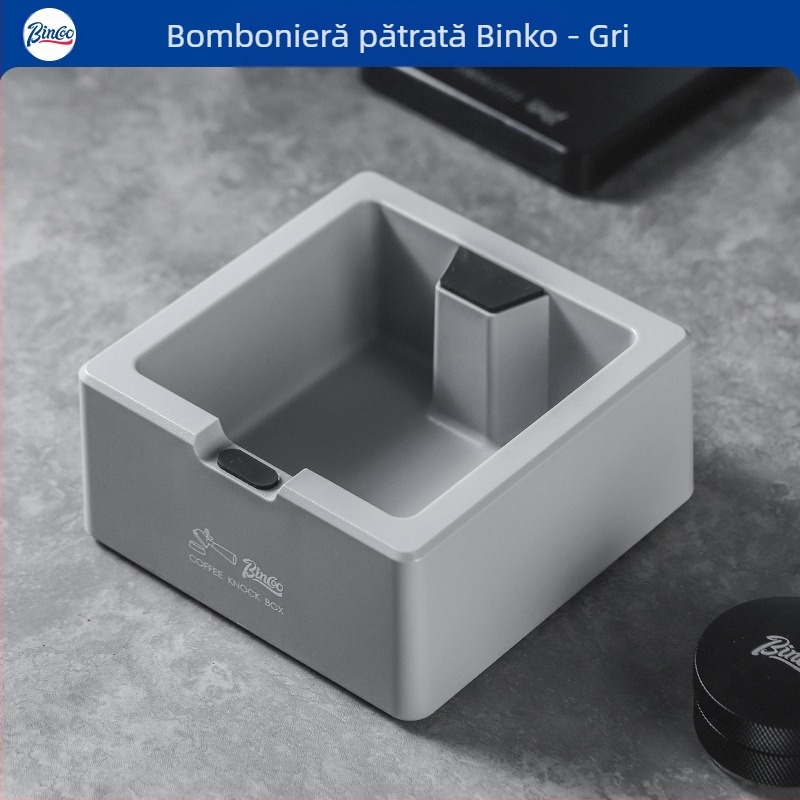 Bincoo Tamper pentru cafea cu pad de presare din silicon, mâner ABS, stil modern simplu