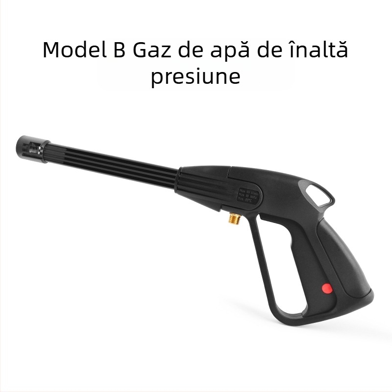 Pistol de spălat cu presiune înaltă pentru mașini, cap și mâner din plastice tehnice, rază de pulverizare 2 m, presiune 160 bar / 2320 psi