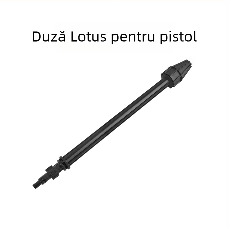 Pistol de spălat cu presiune înaltă pentru mașini, cap și mâner din plastice tehnice, rază de pulverizare 2 m, presiune 160 bar / 2320 psi