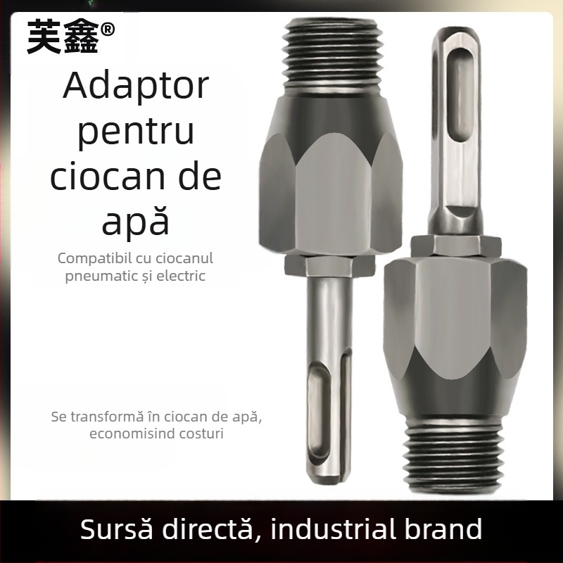 Fu Xin Tijă de conversie pentru rhinestone, cu mâner pătrat, 100 mm lungime, cuplă integrată pentru ciocan electric