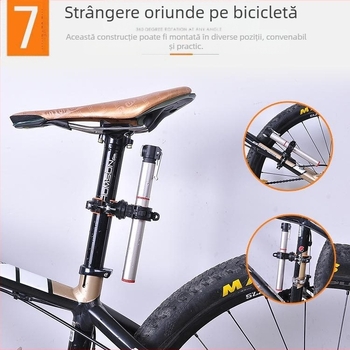 Suport pentru farul bicicletei cu clips de fixare și ramă de montaj, potrivit pentru bicicletă de munte