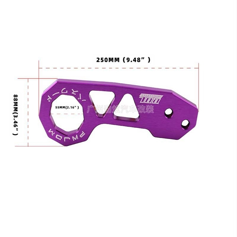 ITSOK Cârlig universal de remorcare pentru mașini — aliaj de aluminiu, model Trailer Hook, compatibil general