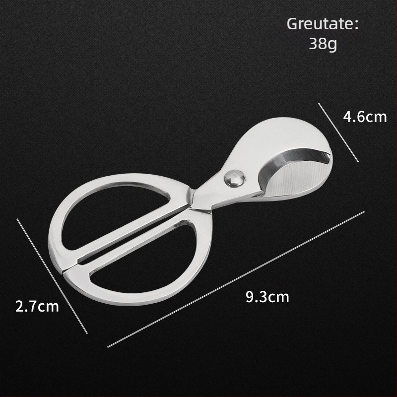 Fan Sheng tăietor de țigări din oțel inoxidabil, suprafață electroplacată, lame cu dublu tăiș