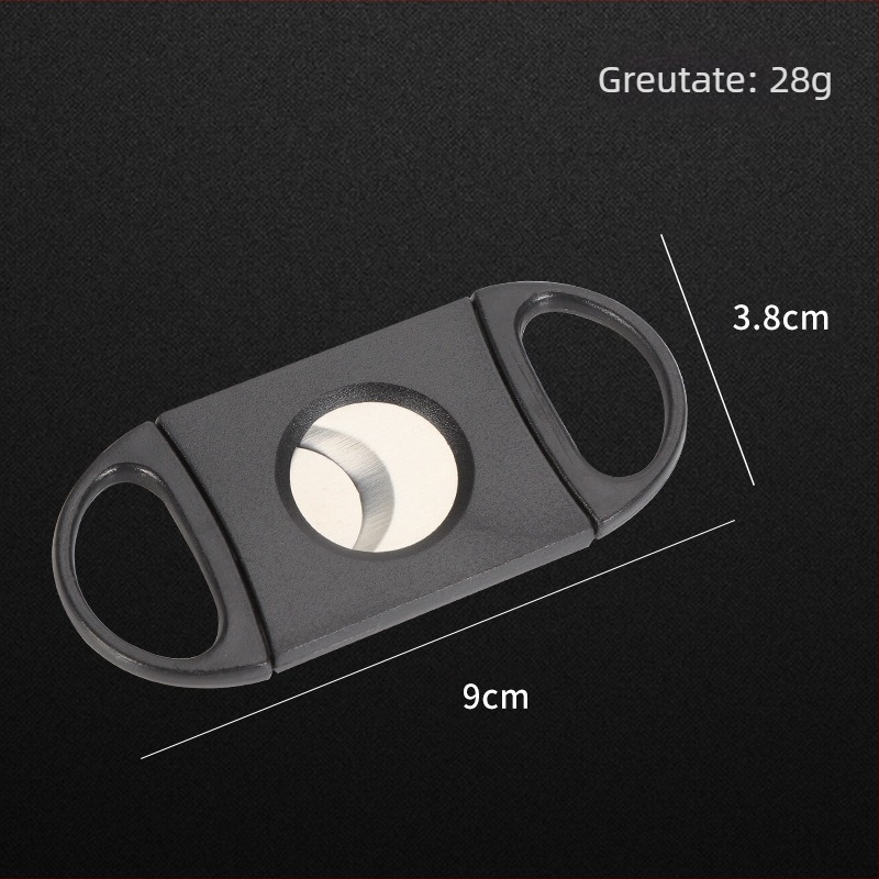 Fan Sheng tăietor de țigări din oțel inoxidabil, suprafață electroplacată, lame cu dublu tăiș