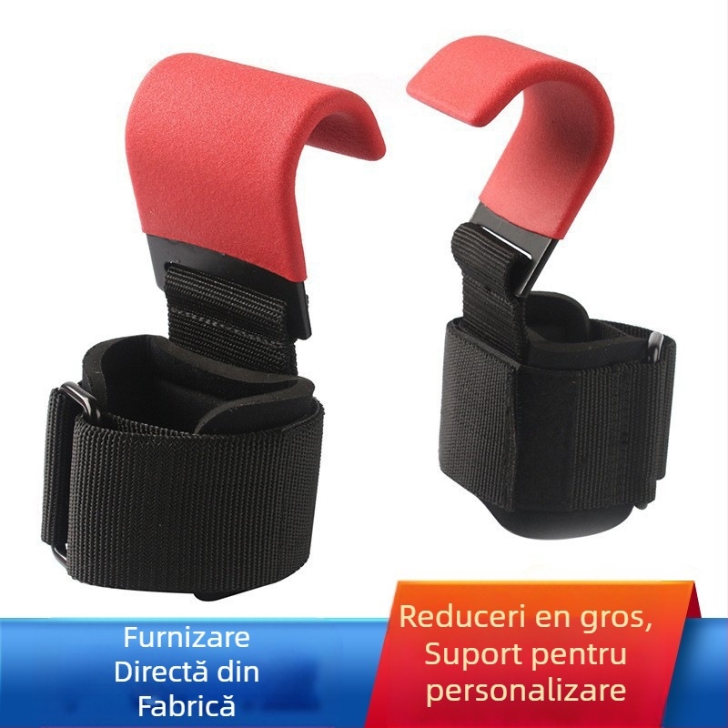 Cârlig de prindere pentru haltere, cu design asistat pentru tracțiuni duble — construcție din oțel