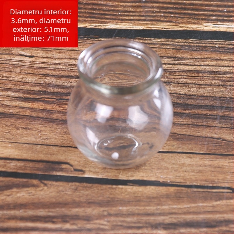 Set de cupping din sticlă cu 6 cupe pentru masaj de acasă și îngrijire a sănătății