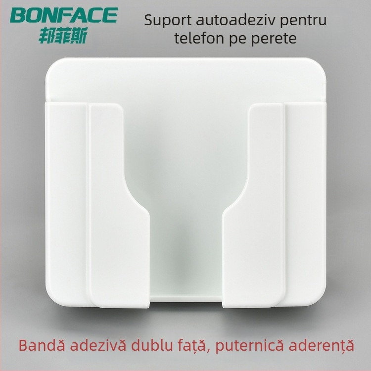 Suport pentru telefon de perete Bonface, Model 101, Plastic (Brand: Bonface; Model: 101; Material: Plastic; Compatibil cu: Alte)