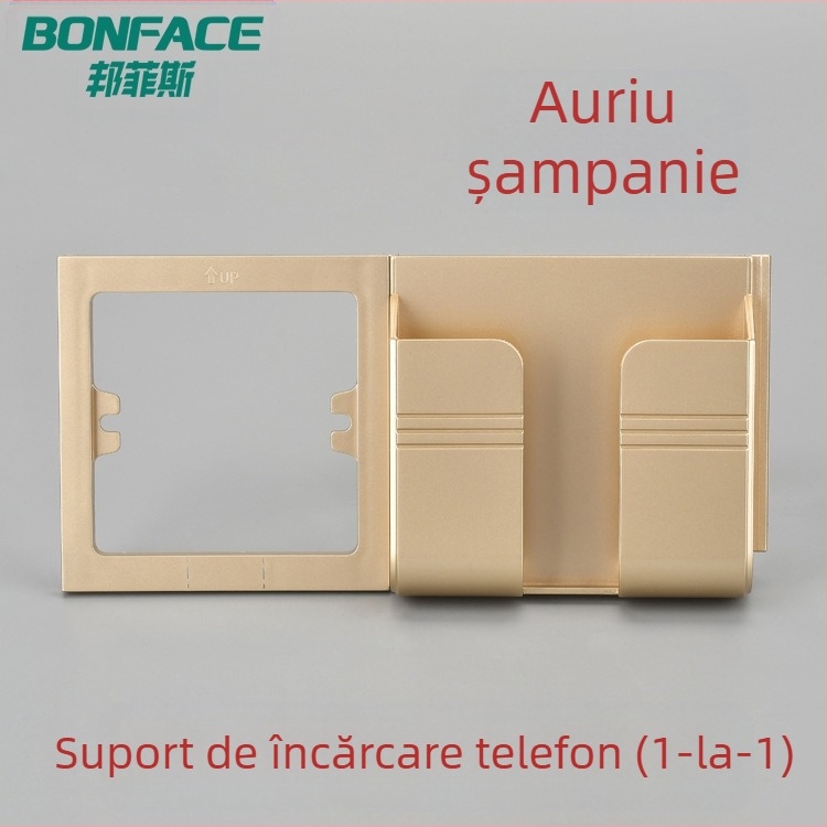 Suport pentru telefon de perete Bonface, Model 101, Plastic (Brand: Bonface; Model: 101; Material: Plastic; Compatibil cu: Alte)