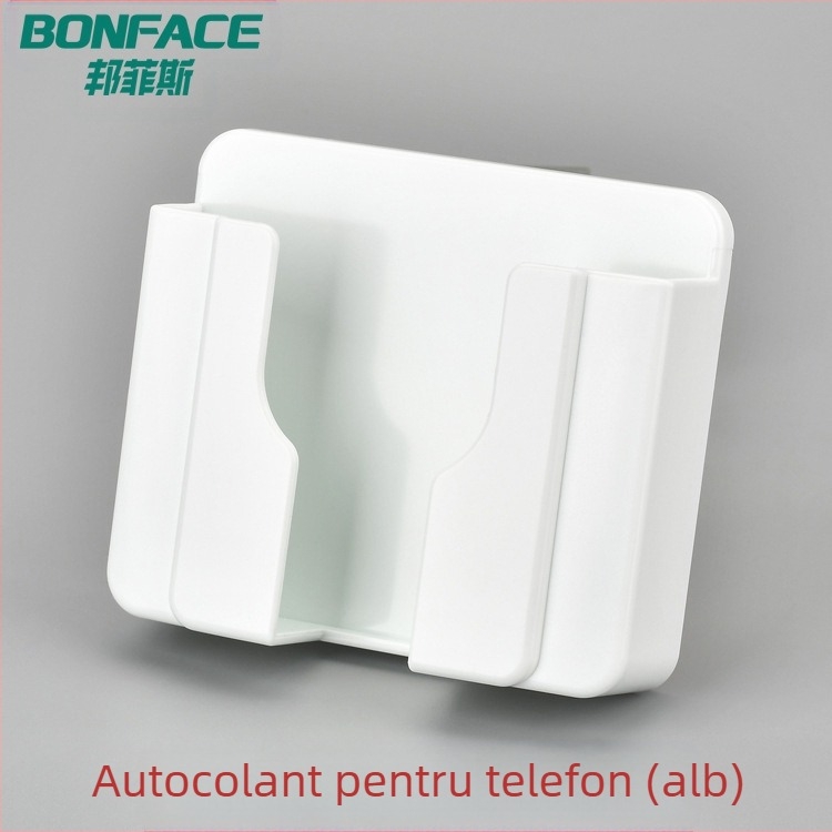 Suport pentru telefon de perete Bonface, Model 101, Plastic (Brand: Bonface; Model: 101; Material: Plastic; Compatibil cu: Alte)