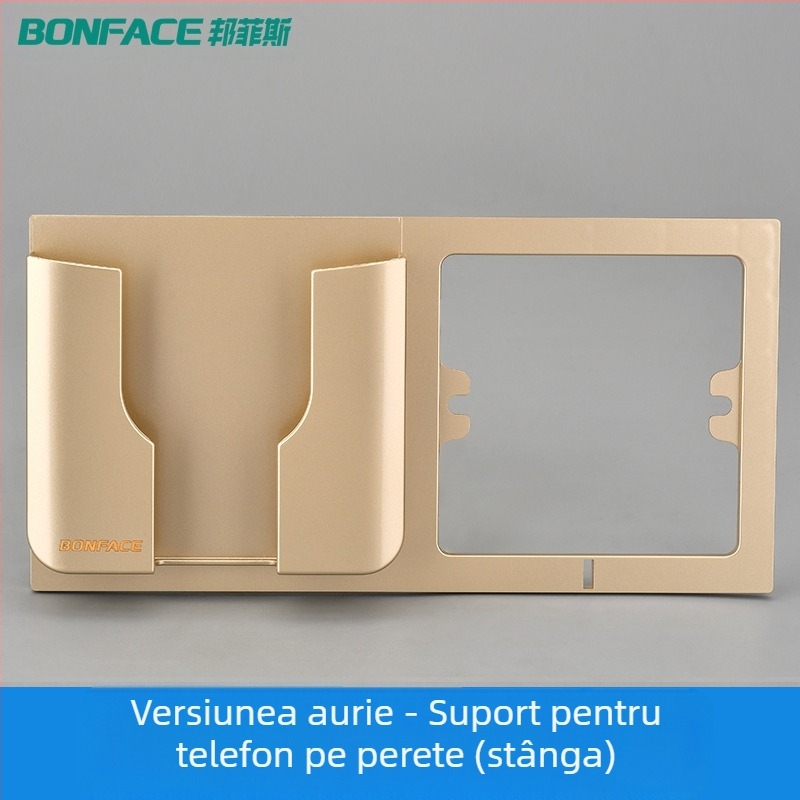 Suport pentru telefon de perete Bonface, Model 101, Plastic (Brand: Bonface; Model: 101; Material: Plastic; Compatibil cu: Alte)
