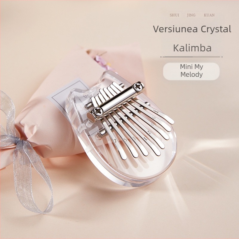 Kalimba cu 8 note, model mic, portabil, pachet 1