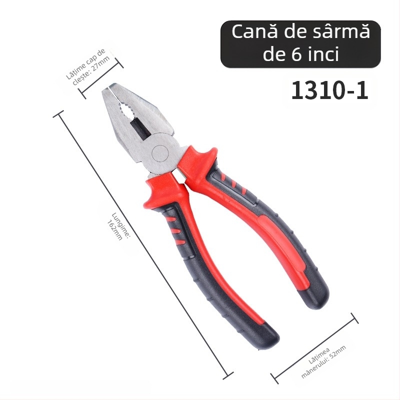 Clește cu încuriere pentru cabluri, clește multifuncțional, duritate de nivel industrial, lungimea capului de clemă 40, diametrul de tăiere 30