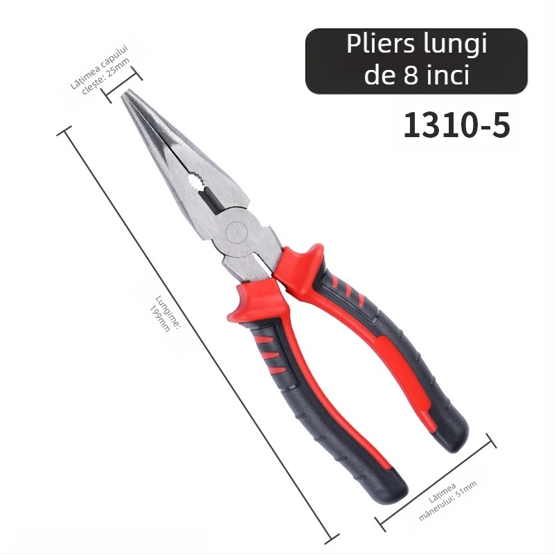 Clește cu încuriere pentru cabluri, clește multifuncțional, duritate de nivel industrial, lungimea capului de clemă 40, diametrul de tăiere 30