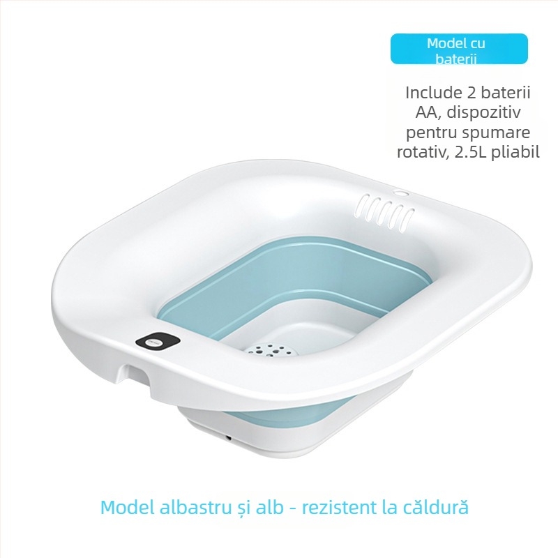 Bidet electric cu cadă pliabilă pentru picioare și masaj, pentru hemoroizi, uz ginecologic, irigare postpartum