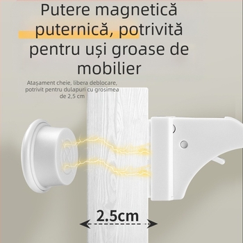 Încuietoare pentru sertare – model z-drawer lock, ABS material, pentru sertare, stil modern și simplu, Levy Poetry