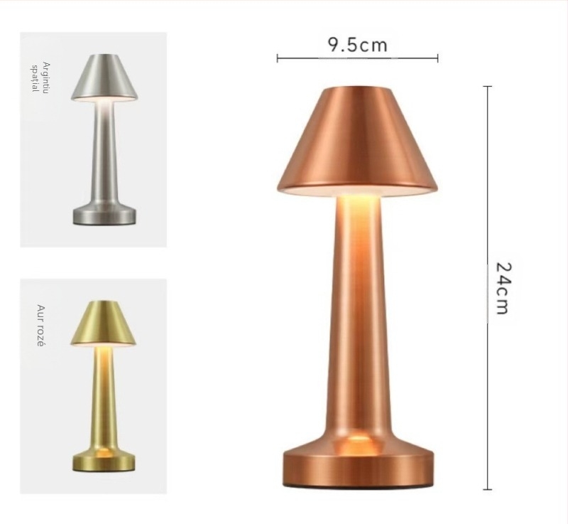 Lampă LED în formă de gantere (stil Nordic, corp metalic) cu iluminare de noapte și ambient, până la 36V, certificare CE