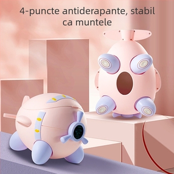 Vas de toaletă pentru copii, design avion, PP+PU, ambalare independentă, etichetă privată licențabilă