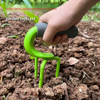 Furculă din oțel pentru afânarea solului, brand GRANPA, model BD-ST001, origine Zhejiang, agricultură