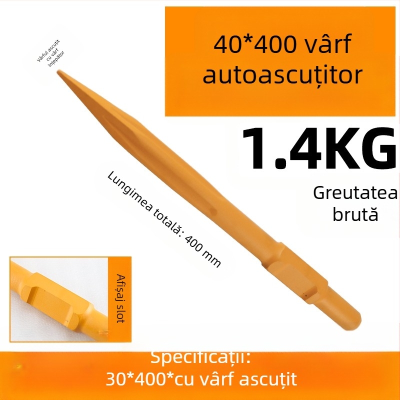 65A Ciocan electric cu cap de lopată lărgit și lamă îngroșată — mâner hexagonal, Fu Xin