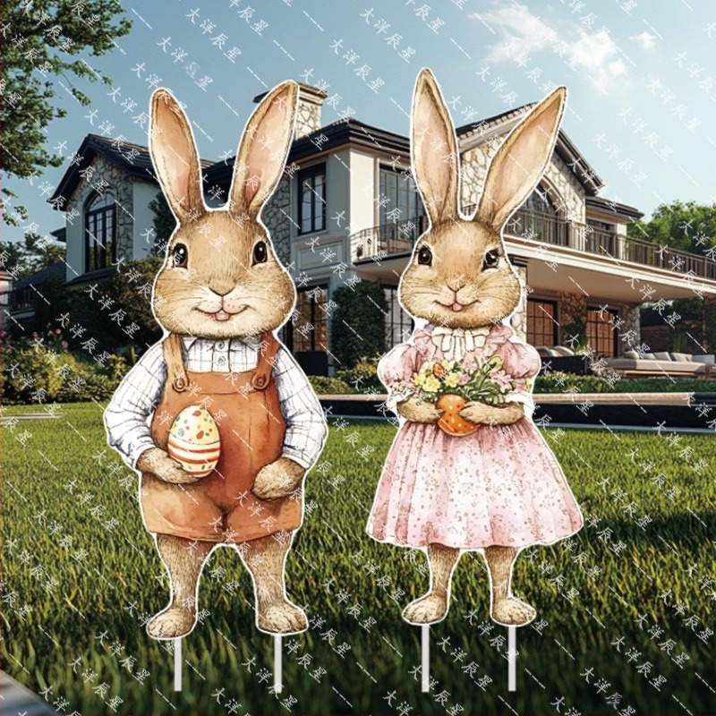 Semn de curte de Paște (Card Paște; Brand Ocean; Scop: Decorare curte de Paște)