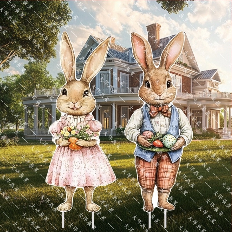 Semn de curte de Paște (Card Paște; Brand Ocean; Scop: Decorare curte de Paște)