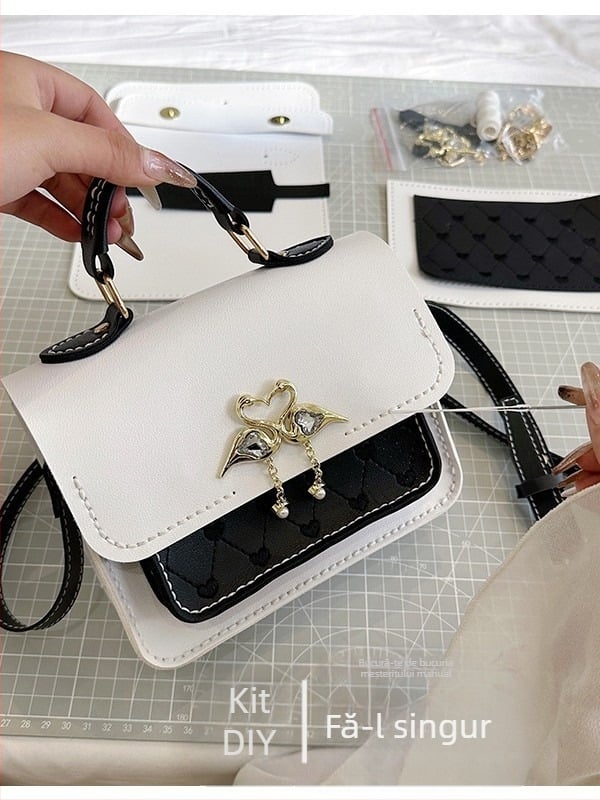 Geantă de umăr pentru damă, stil stradal, PU material, formă vertical pătrată, închidere cu capac, buzunar intern pentru ID